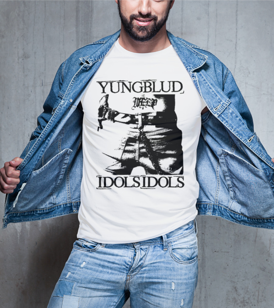 Yungblud Idolsidols Limited White Tattoo Design T-Shirt