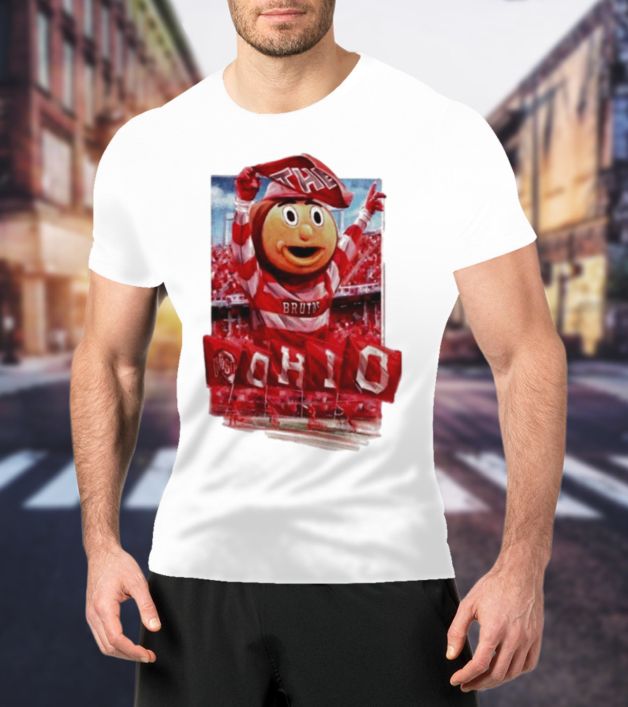 Ohio State Buckeyes Brutus Mascot At Ohio Stadium Event T-Shirt