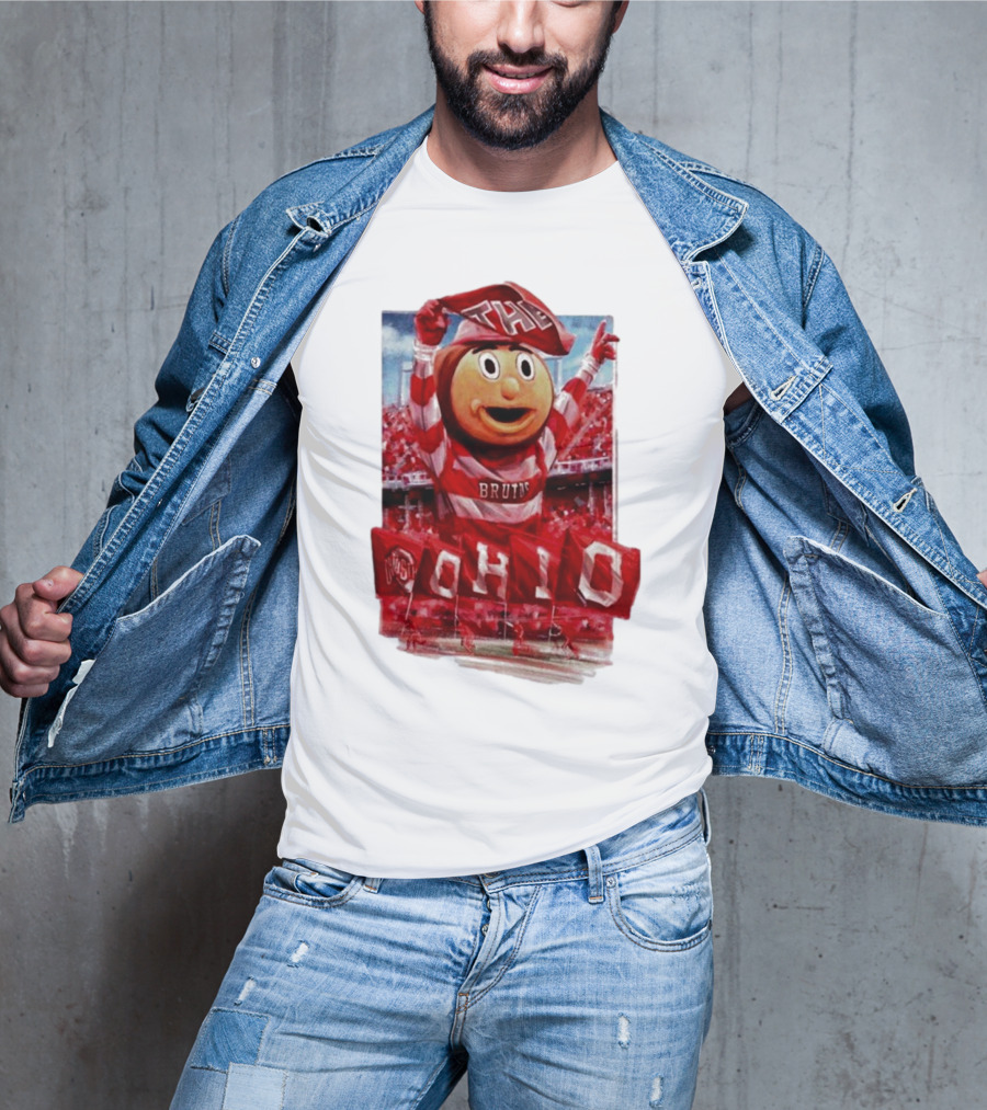 Ohio State Buckeyes Brutus Mascot At Ohio Stadium Event T-Shirt