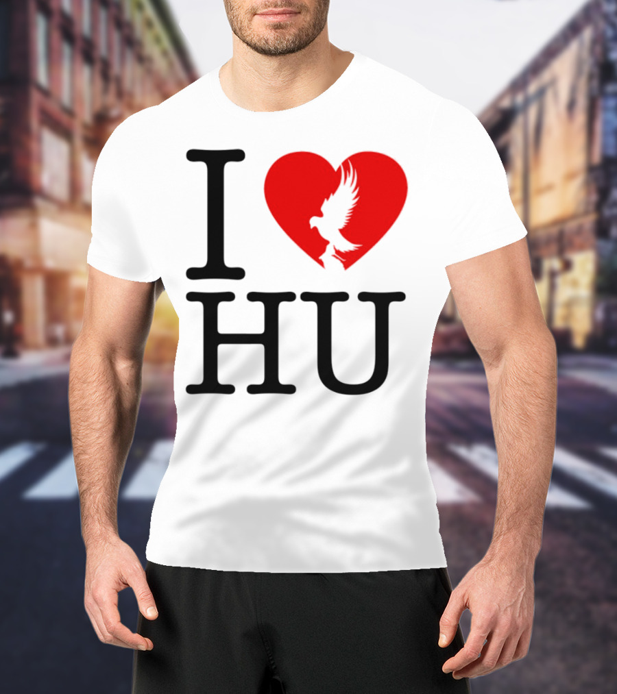 Hollywood Undead Spring 2025 I Love HU Heart And Eagle Icon T-Shirt