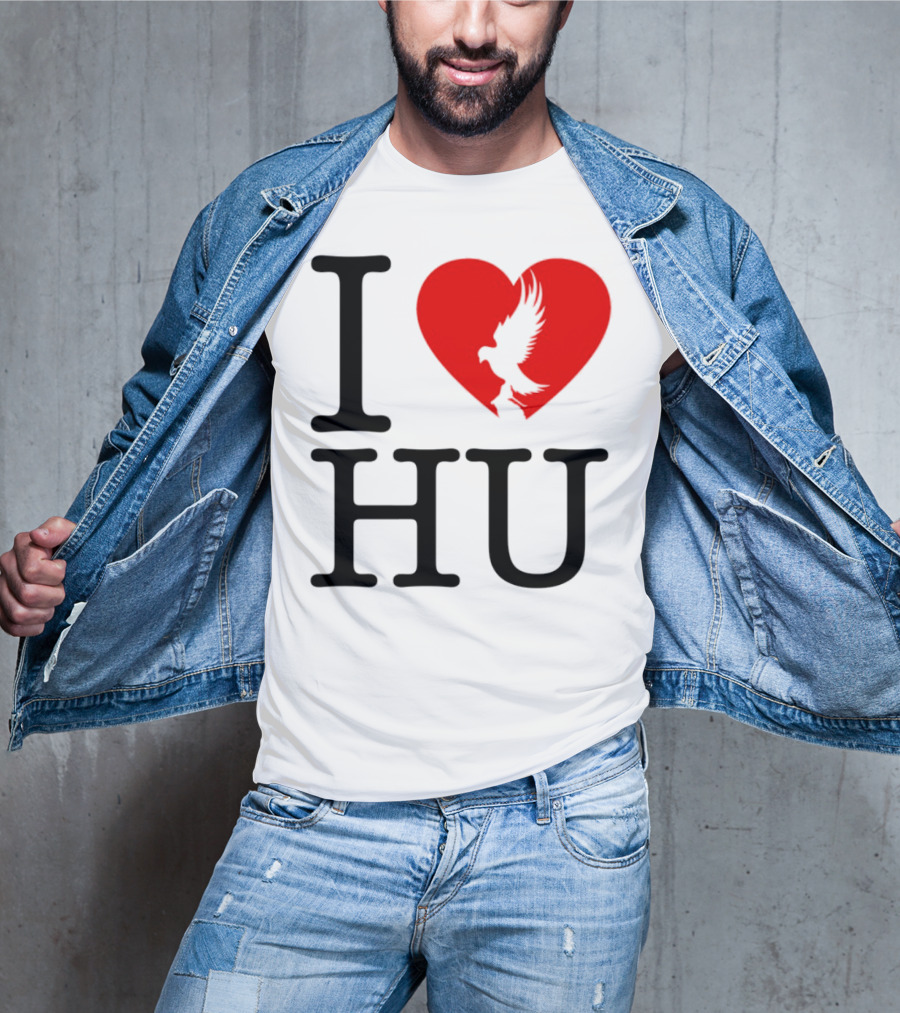 Hollywood Undead Spring 2025 I Love HU Heart And Eagle Icon T-Shirt
