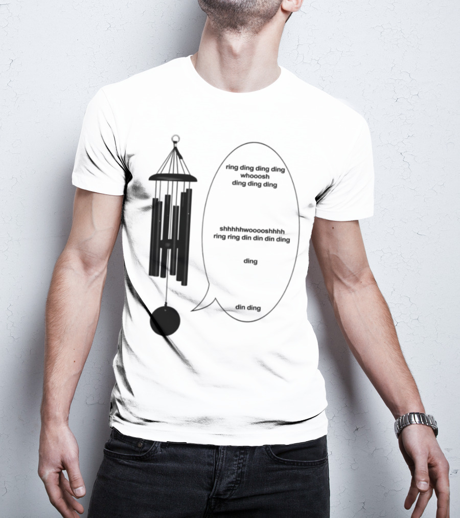 Henry Johnson Whooosh Ring Ding Ding Ding Wind Chime Sound Effect T-Shirt