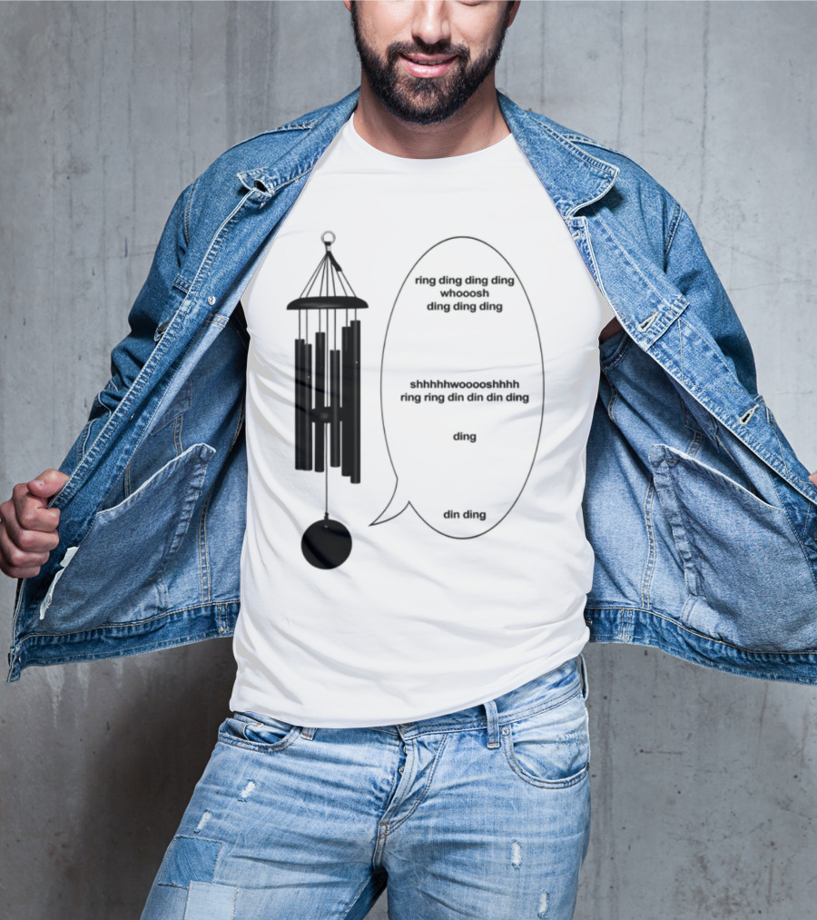 Henry Johnson Whooosh Ring Ding Ding Ding Wind Chime Sound Effect T-Shirt