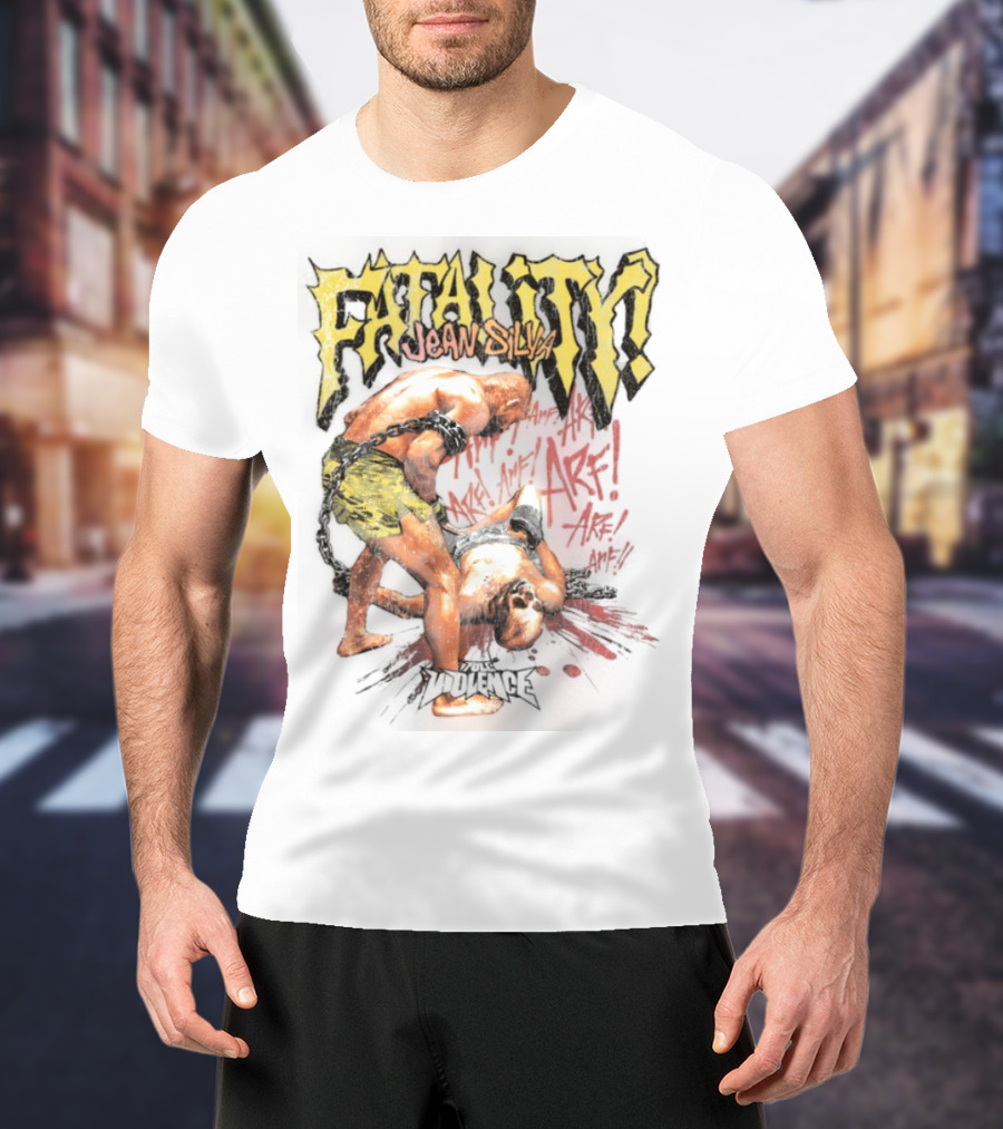 Fatality Jean Silva MMA Knockout Fight Scene T-Shirt