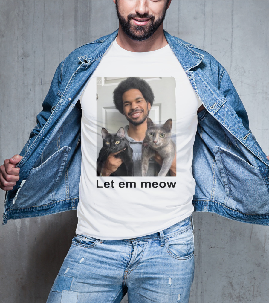 Limited Let Em Meow Jarrett Allen Cats T-Shirt