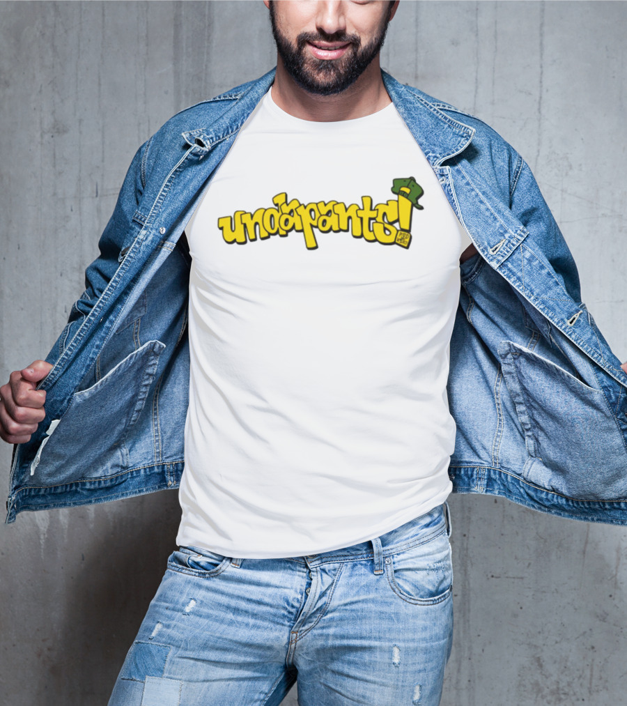 Podmeetsworldshow Undapants Retro Cartoon Style T-Shirt