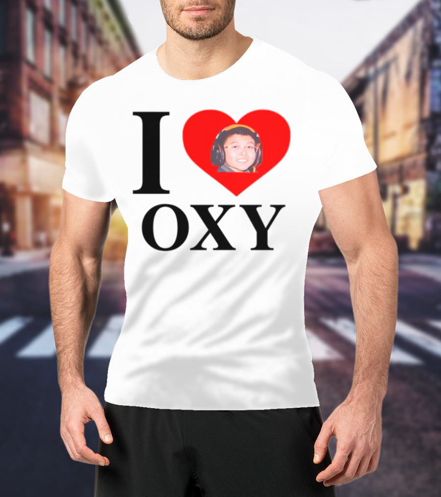 V1c I Heart Oxy Kid Headphones T-Shirt