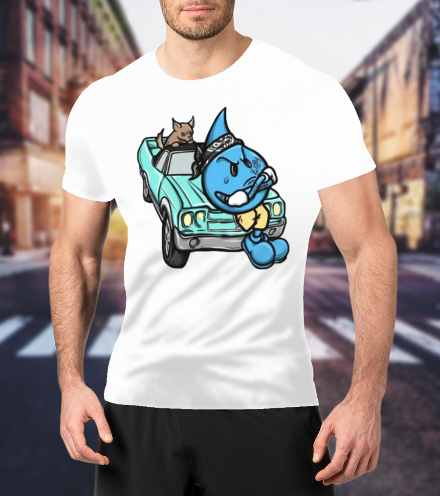 Wet Willy Homies Bandana Lowrider Vintage Car Cartoon T-Shirt