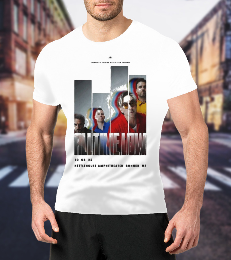 All Time Low Live 10.4.2025 KettleHouse Amphitheater Bonner MT T-Shirt