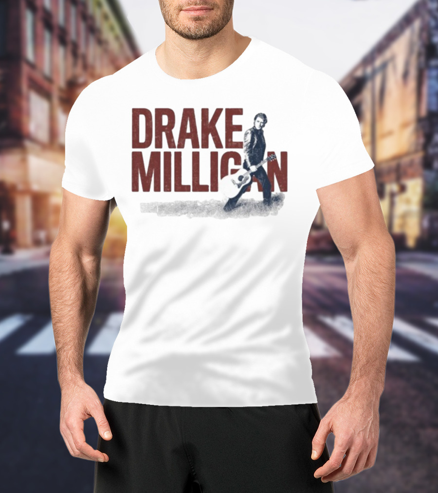 Drake Milligan Silver Guitar Photo Edition T-Shirt