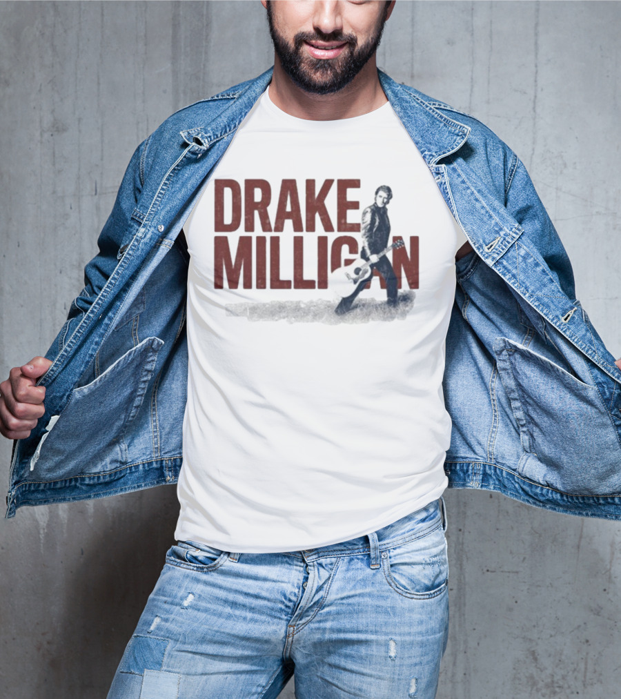 Drake Milligan Silver Guitar Photo Edition T-Shirt