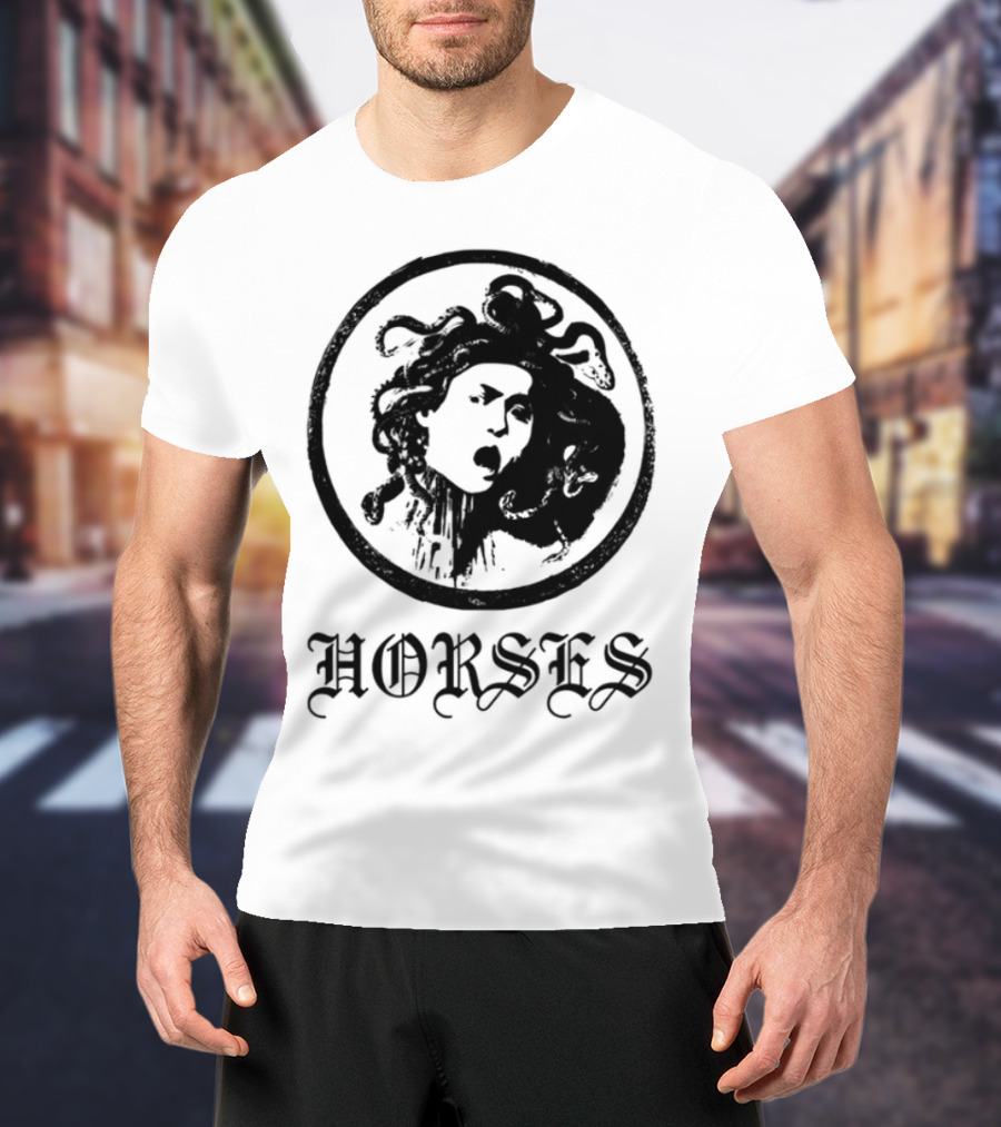 Horses Medusa Iconic Mythical Symbolism T-Shirt