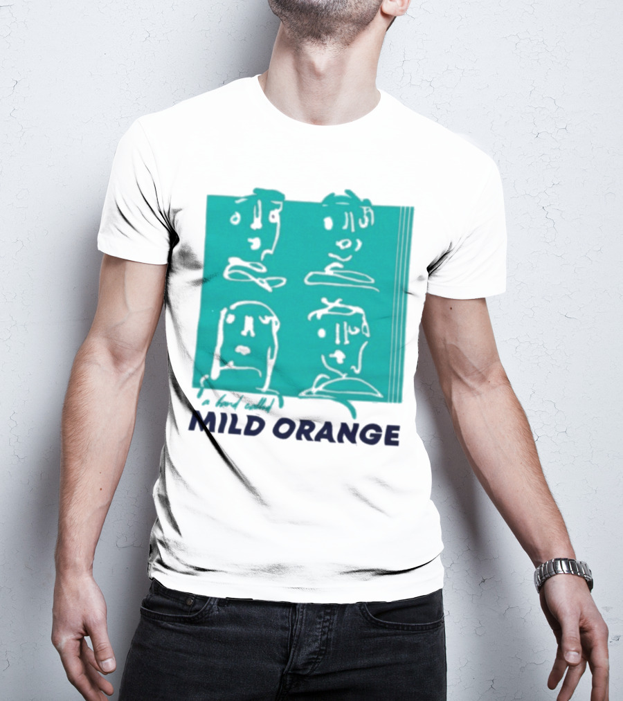 Mild Orange A Band Called Faces Artwork T-Shirt