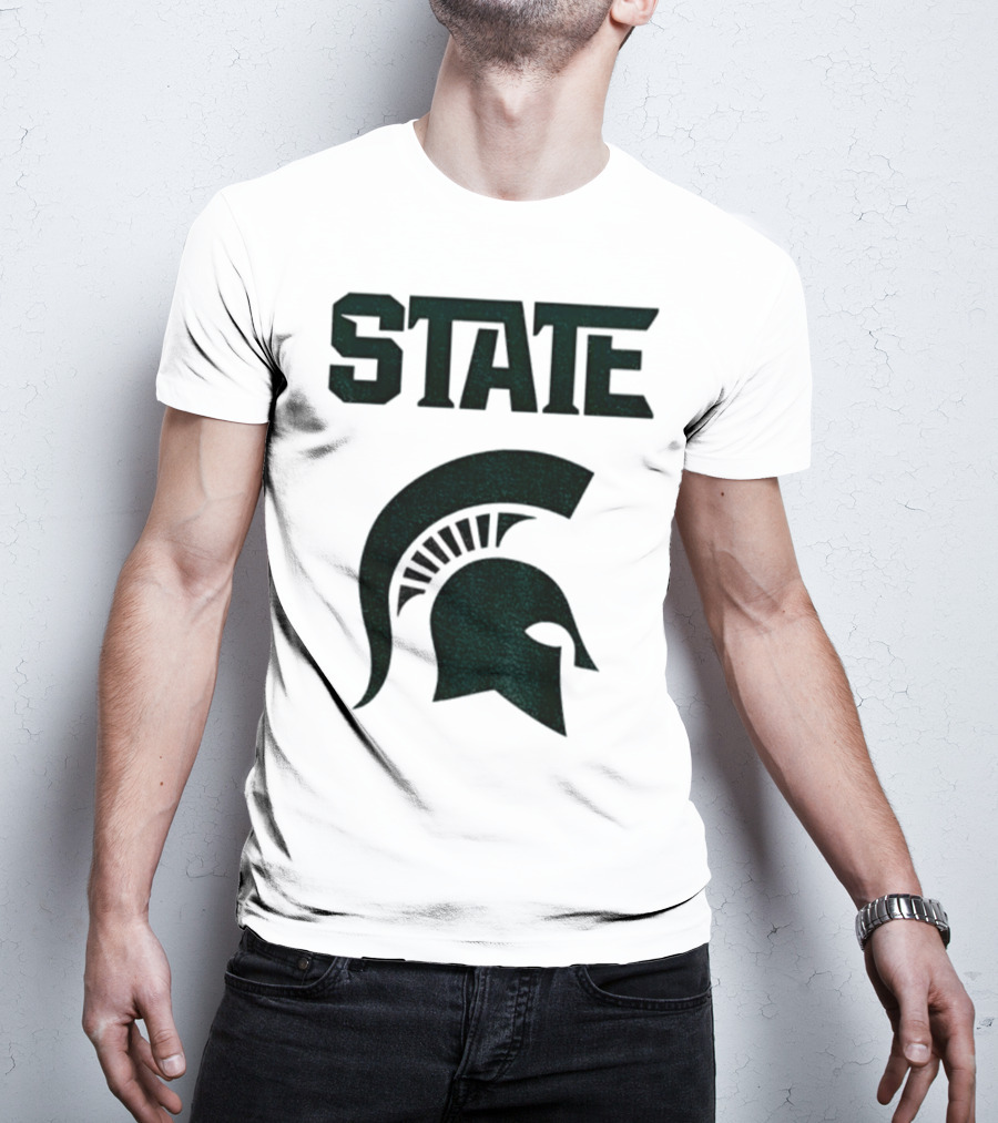 STATE Spartans Michigan Big Ten Basketball T-Shirt