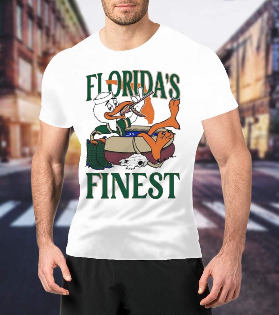 Florida’s Finest Miami Hurricanes Iconic Rivalry Victory Over Florida State Seminoles T-Shirt