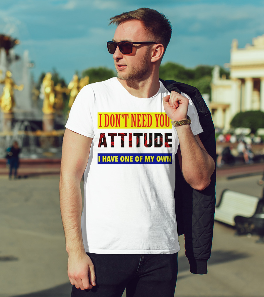 I Don't Need You Attitude I Have One Of My Own T-Shirt