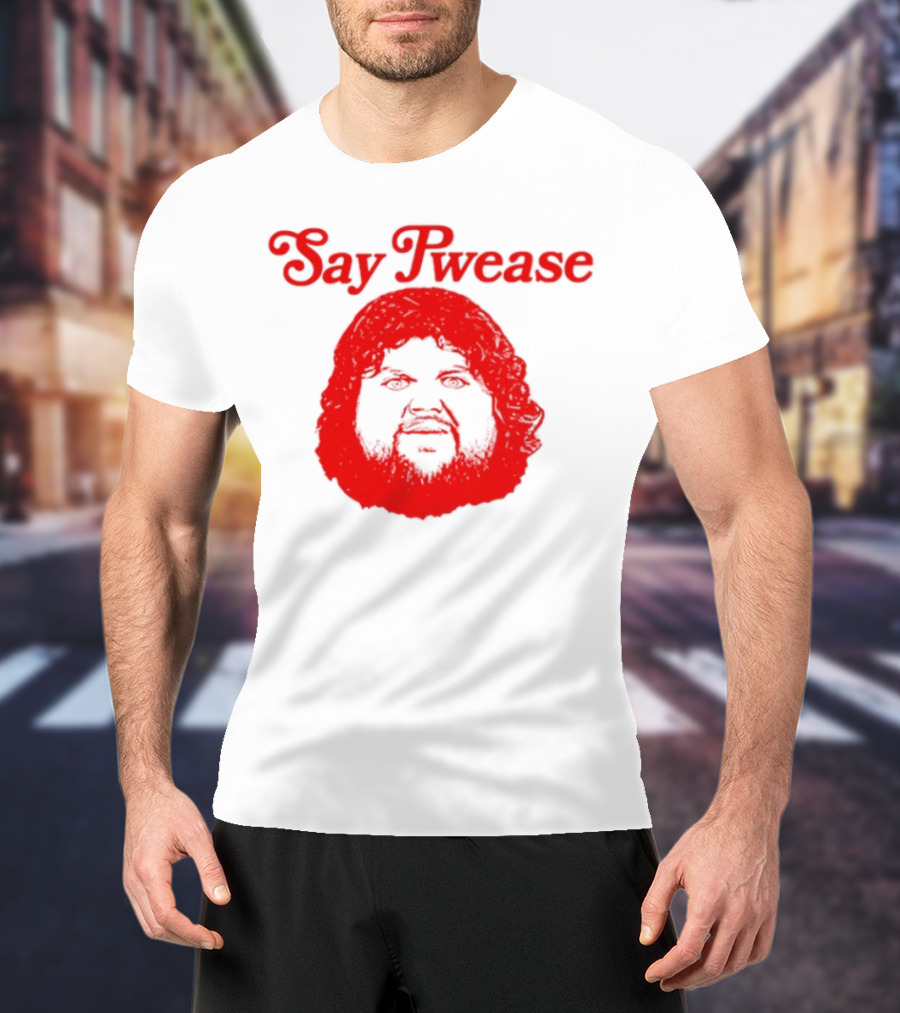 Say Pwease Red Beard Character T-Shirt