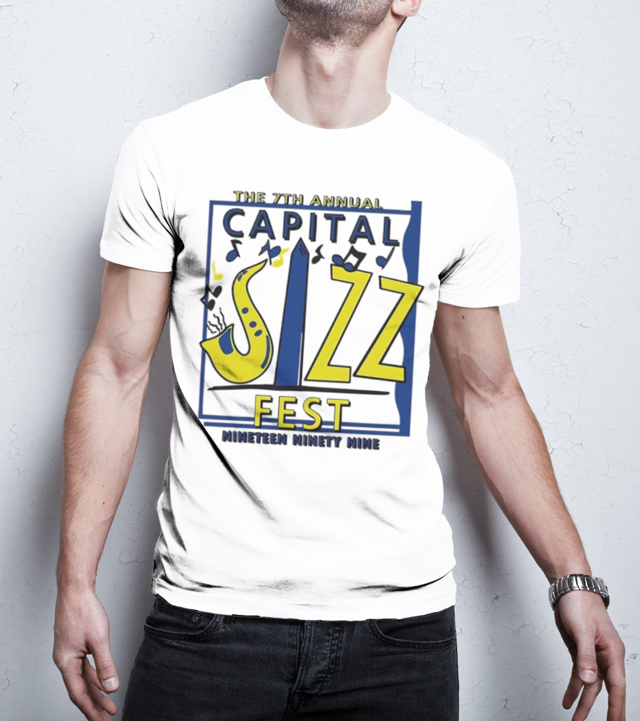 The 7th Annual Capital Jazz Fest June Nineteen Ninety Nine Music Event T-Shirt
