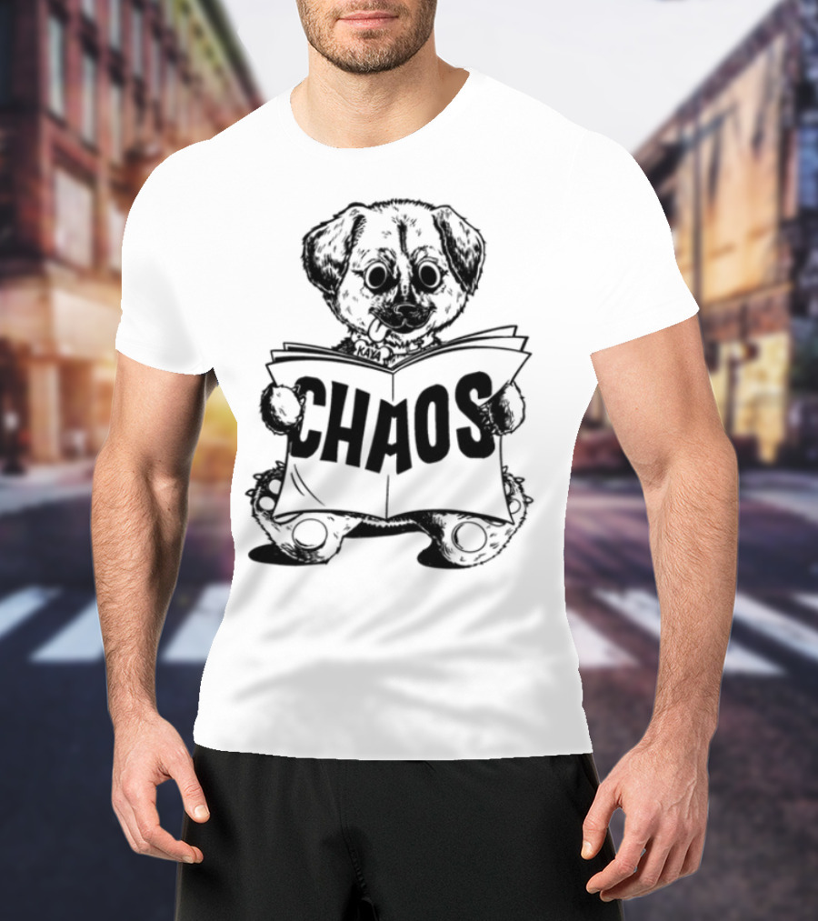 Chaos Reading Teddy Bear T-Shirt