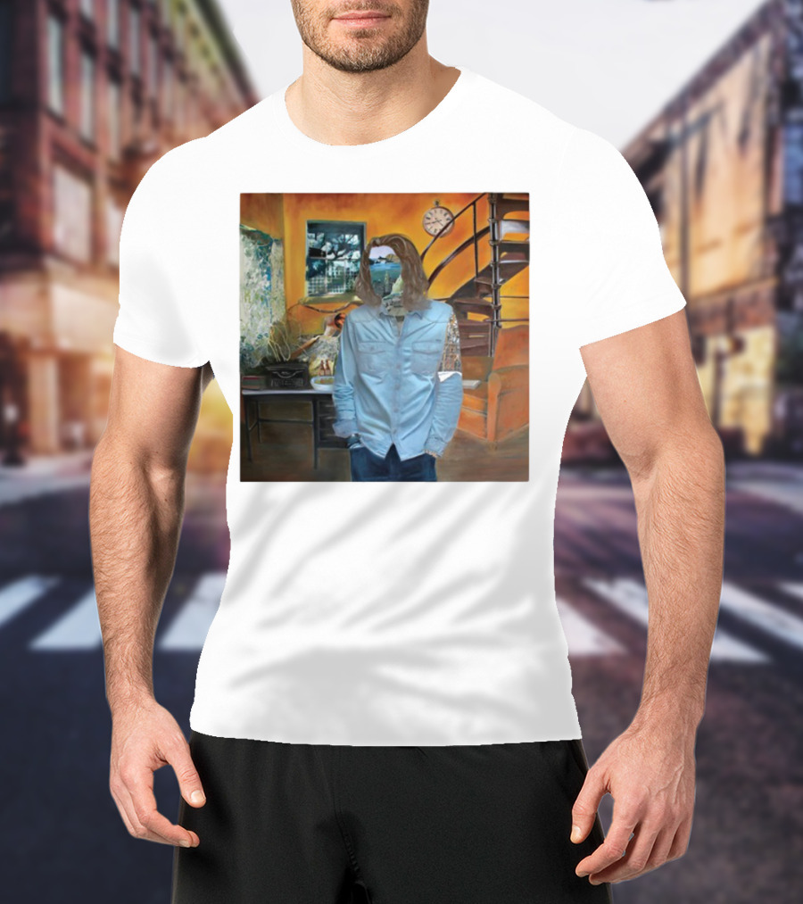 Hozier Album 10 Year Anniversary Surreal Collage Art Blue T-Shirt