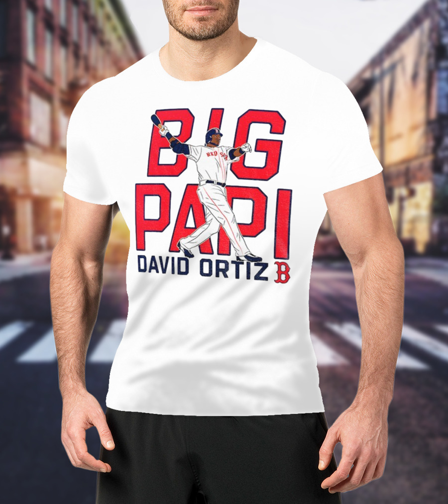 Boston Red Sox Big Papi David Ortiz MLB 2025 T-Shirt
