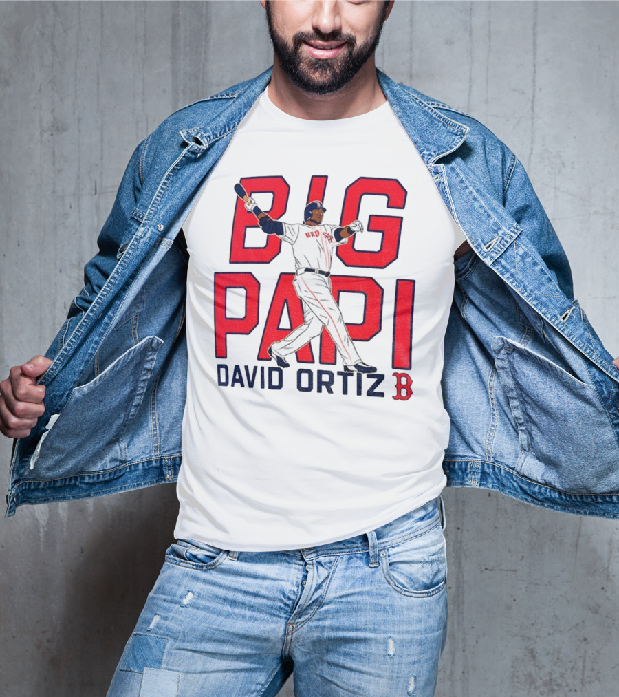 Boston Red Sox Big Papi David Ortiz MLB 2025 T-Shirt