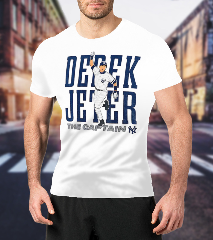 Derek Jeter The Captain New York Yankees MLB Baseball T-Shirt