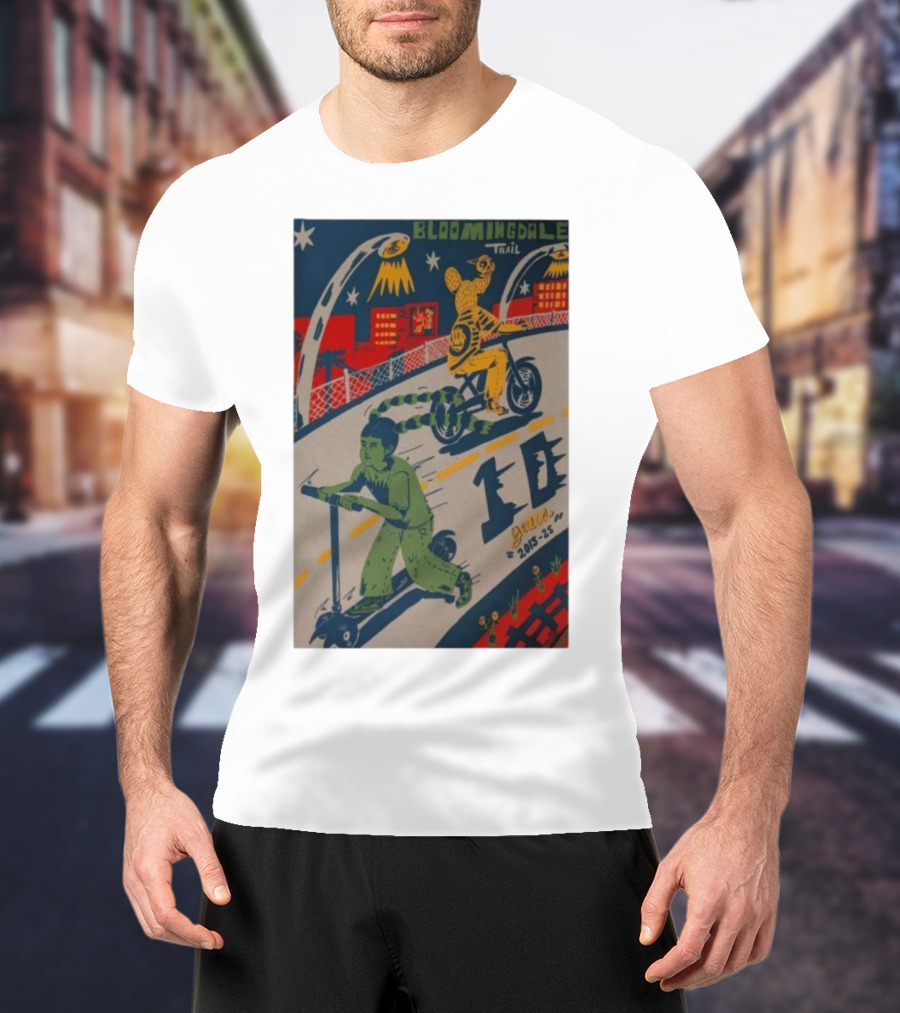 Bloomingdale Trail 10 Years 2015-25 Ramiro Huizar All Star Press Chicago T-Shirt