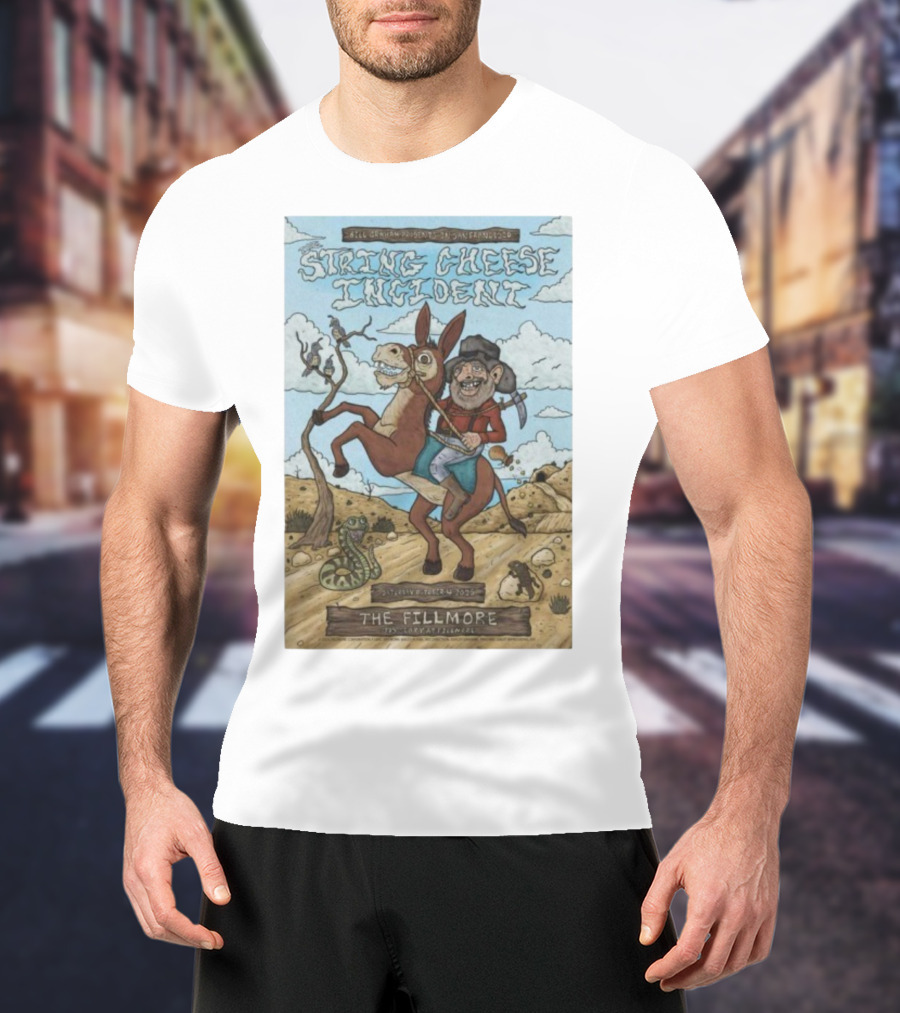 Bill Graham Presents String Cheese Incident The Fillmore San Francisco October 4 2025 Donkey T-Shirt