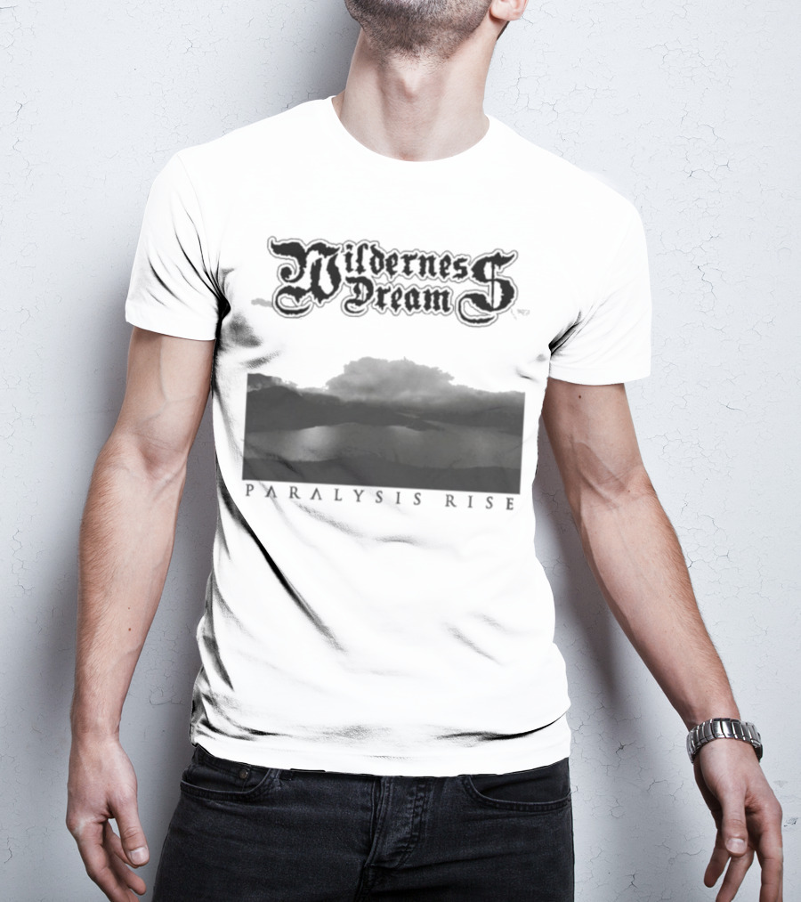 Wilderness Dream Paralysis Rise Scenic Monochrome Landscape T-Shirt
