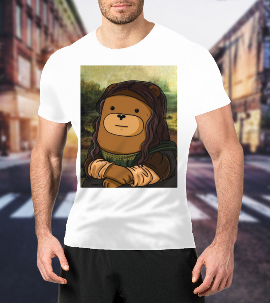 Figen.Eth Boi The Bear Mona Lisa Parody T-Shirt