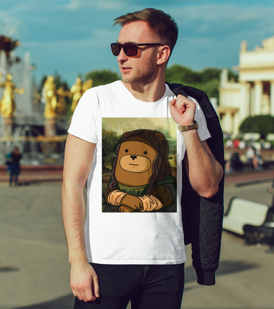 Figen.Eth Boi The Bear Mona Lisa Parody T-Shirt