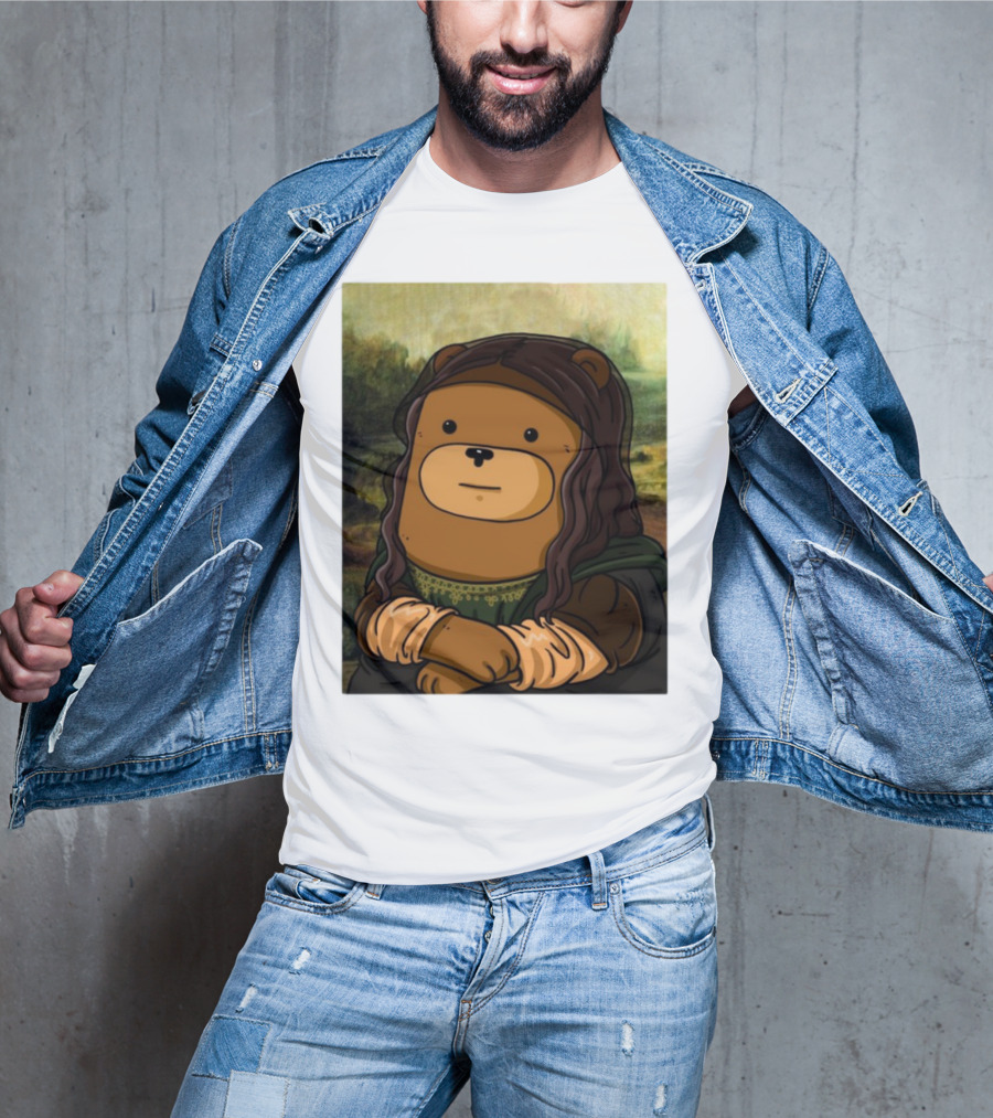 Figen.Eth Boi The Bear Mona Lisa Parody T-Shirt