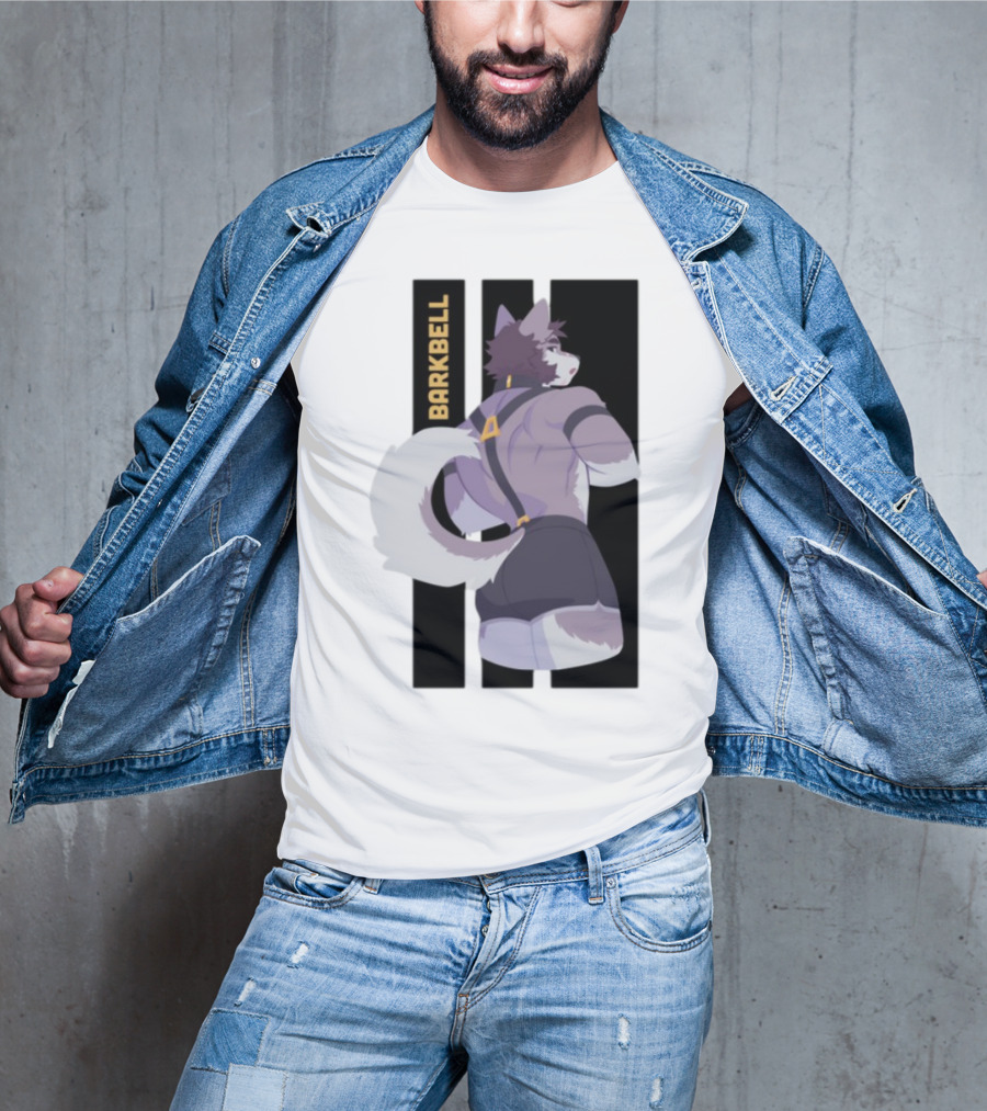 Barkbell Lycan Lifts Ringer Pump Cover Wolf Workout T-Shirt