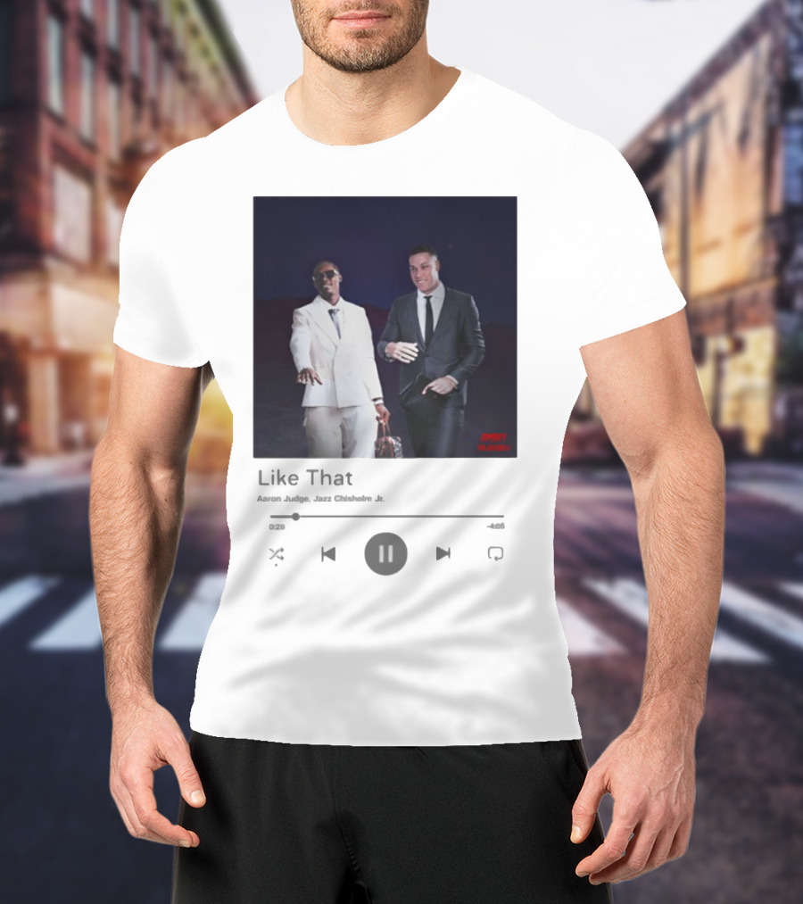 Janky Playlist Like That Aaron Judge Jr. T-Shirt