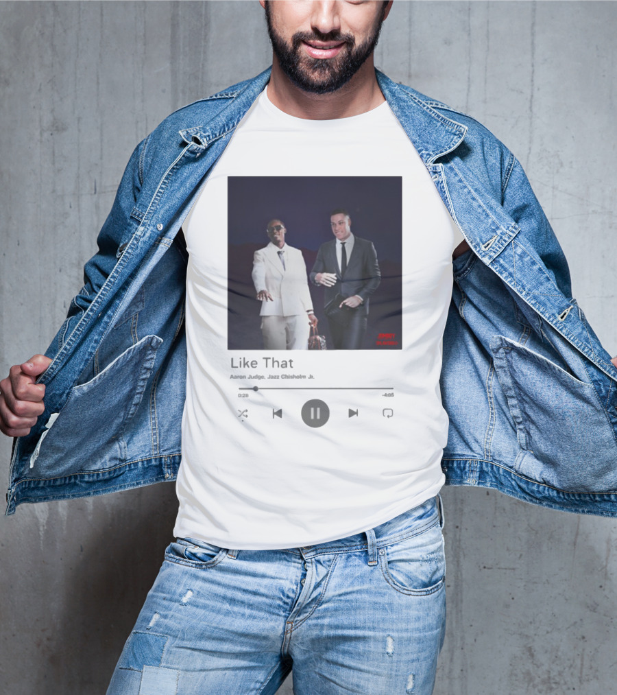 Janky Playlist Like That Aaron Judge Jr. T-Shirt