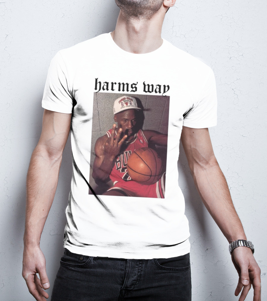 Harm's Way Bulls Basketball Legend 23 Championship Tribute T-Shirt