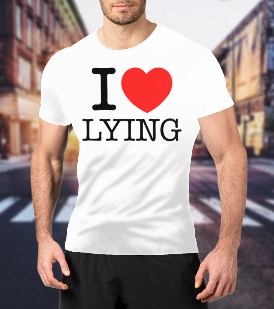 Premi Sterlin I Heart Lying Bold Statement T-Shirt