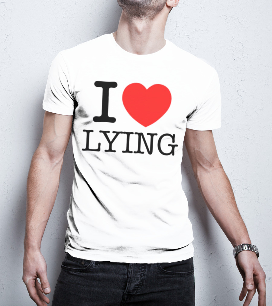Premi Sterlin I Heart Lying Bold Statement T-Shirt