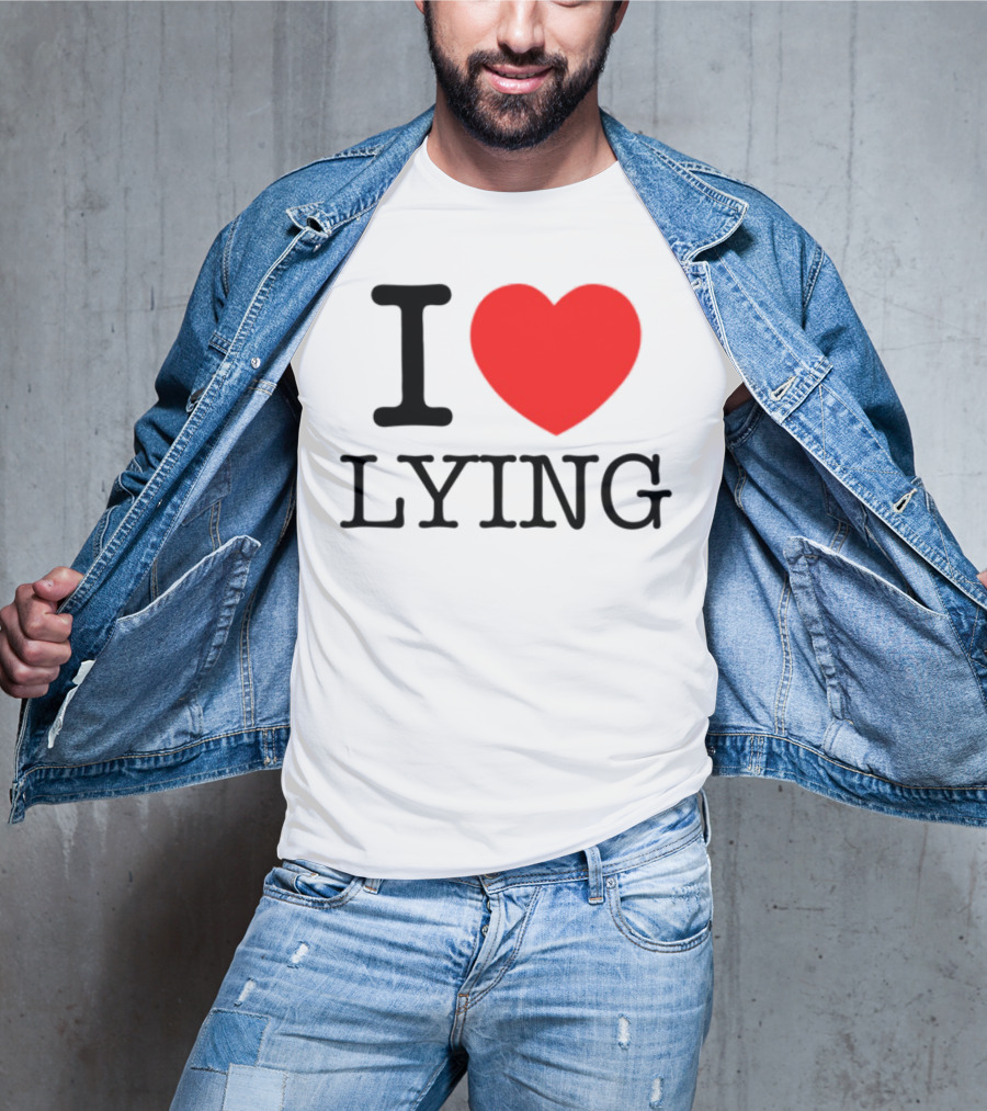 Premi Sterlin I Heart Lying Bold Statement T-Shirt