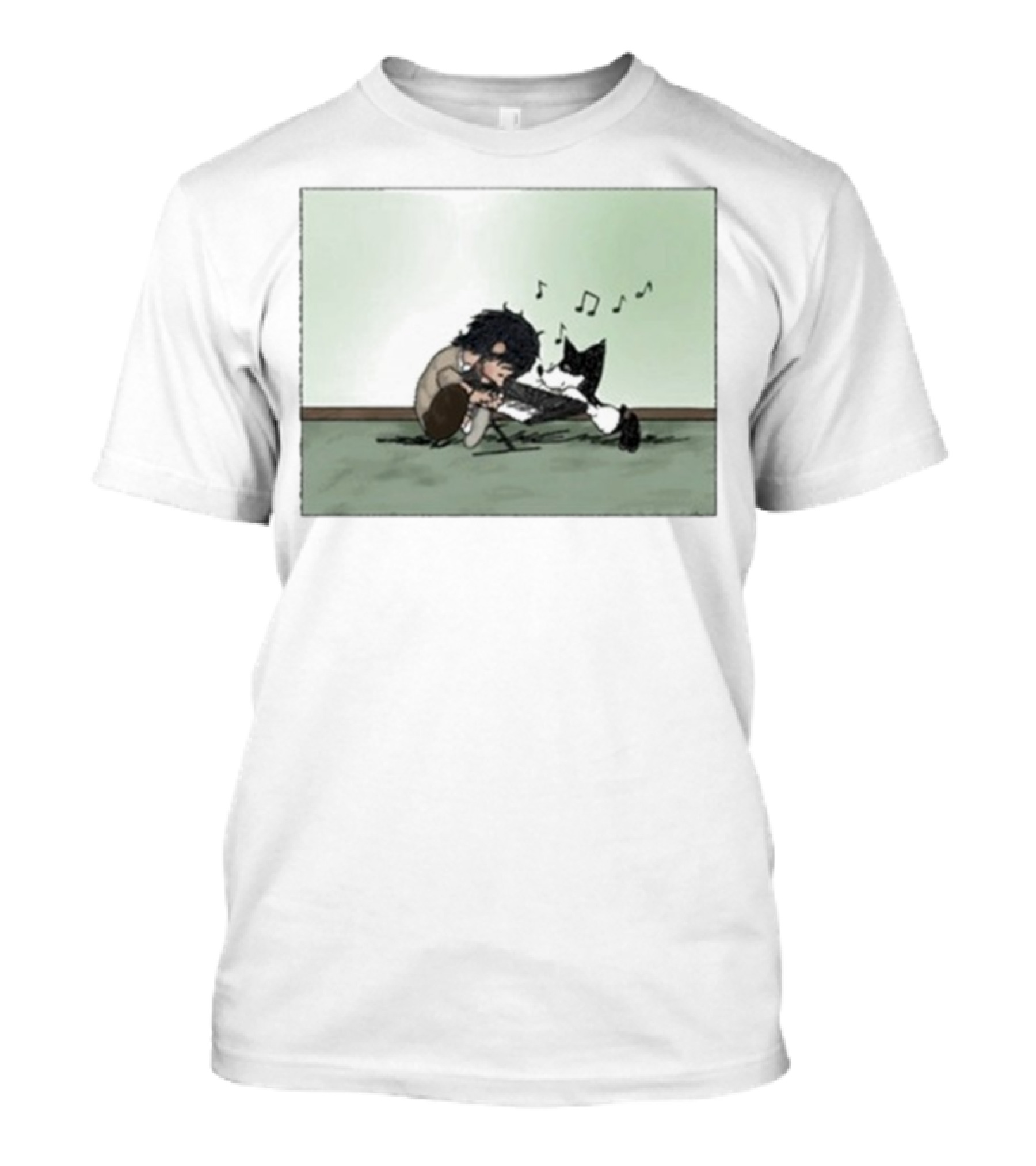 Alex G Playing Piano With Snoopy Peanuts Scene T-Shirt