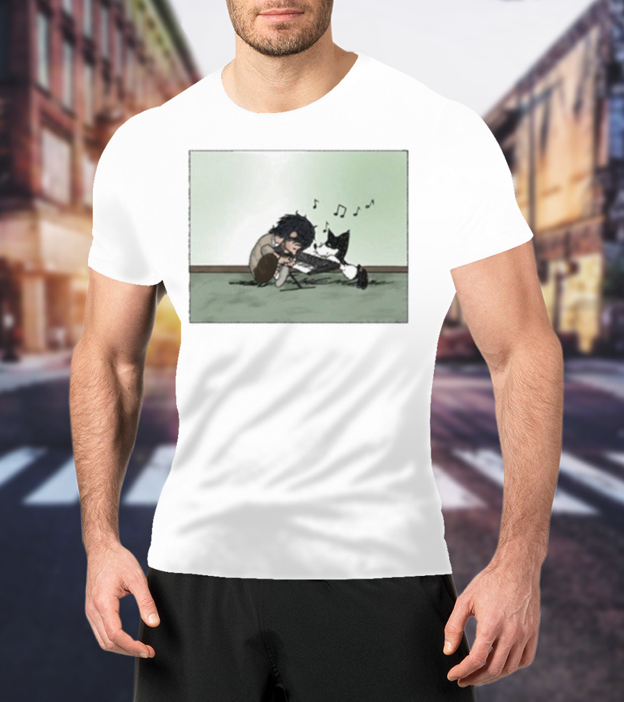 Alex G Playing Piano With Snoopy Peanuts Scene T-Shirt