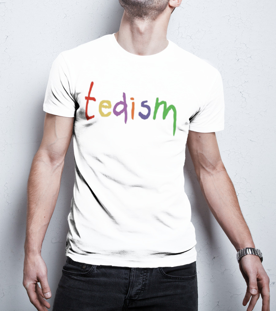 Tedism Colorful Rainbow Letters T-Shirt