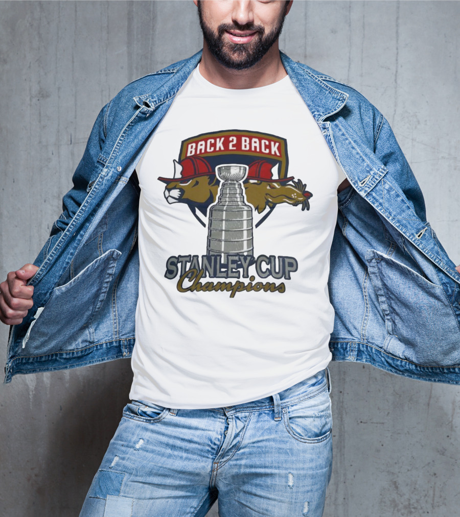 Back 2 Back Florida Panthers Stanley Cup Champions T-Shirt