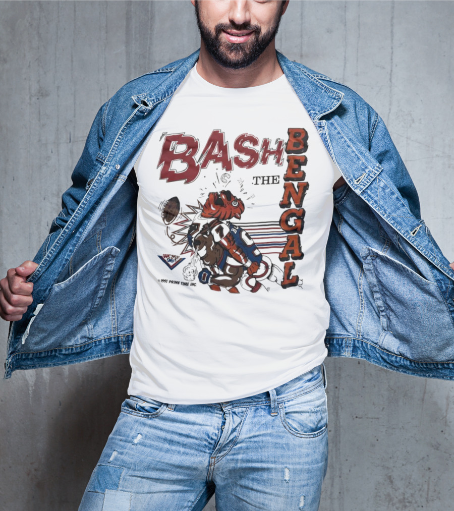 Bash The Bengal Football Rivalry Action T-Shirt