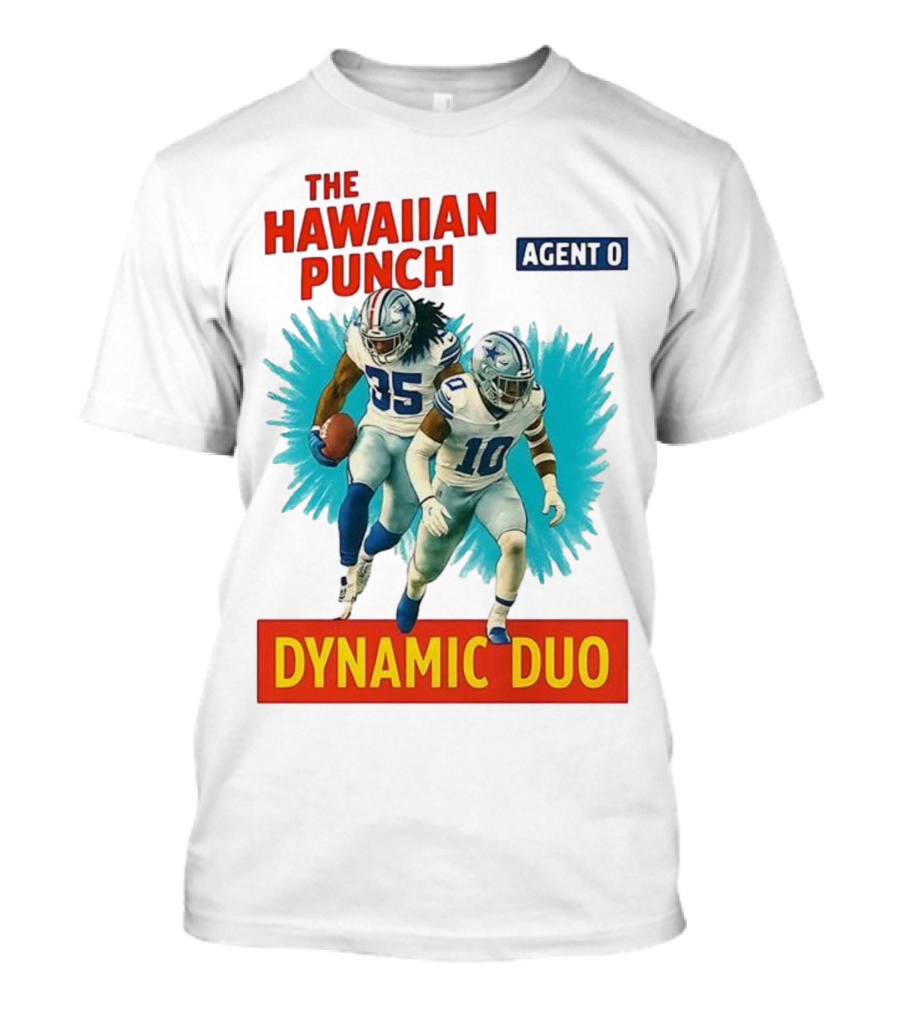 The Hawaiian Punch Agent O Dynamic Duo Dallas Cowboys Football T-Shirt