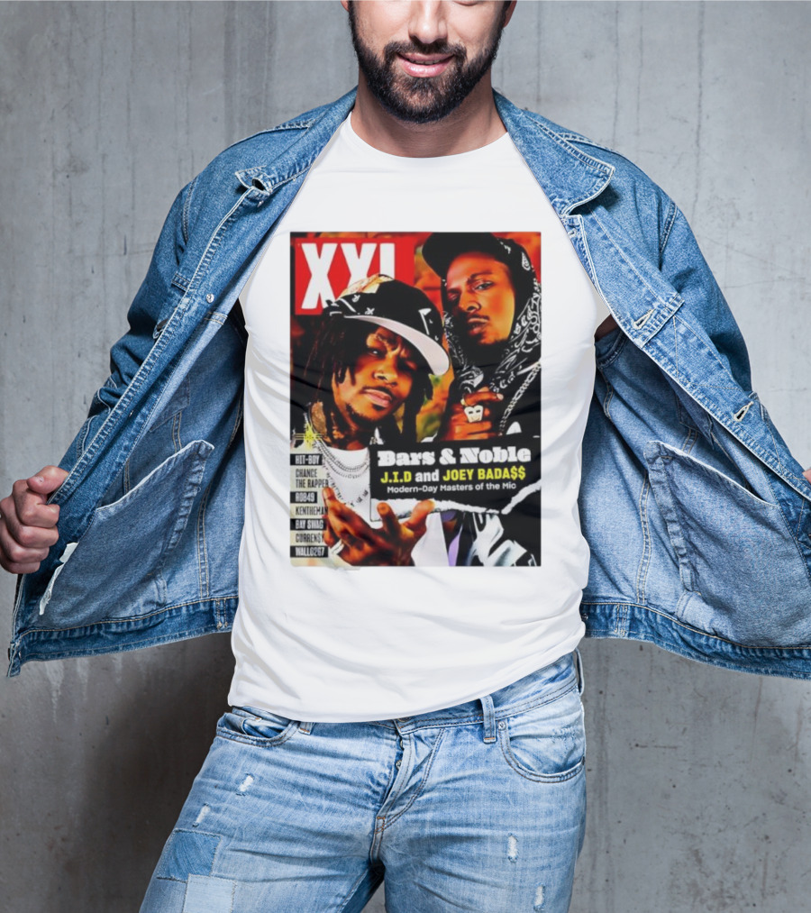 XXL Magazine JID Joey Badass Bars & Noble Modern-Day Masters Of The Mic T-Shirt