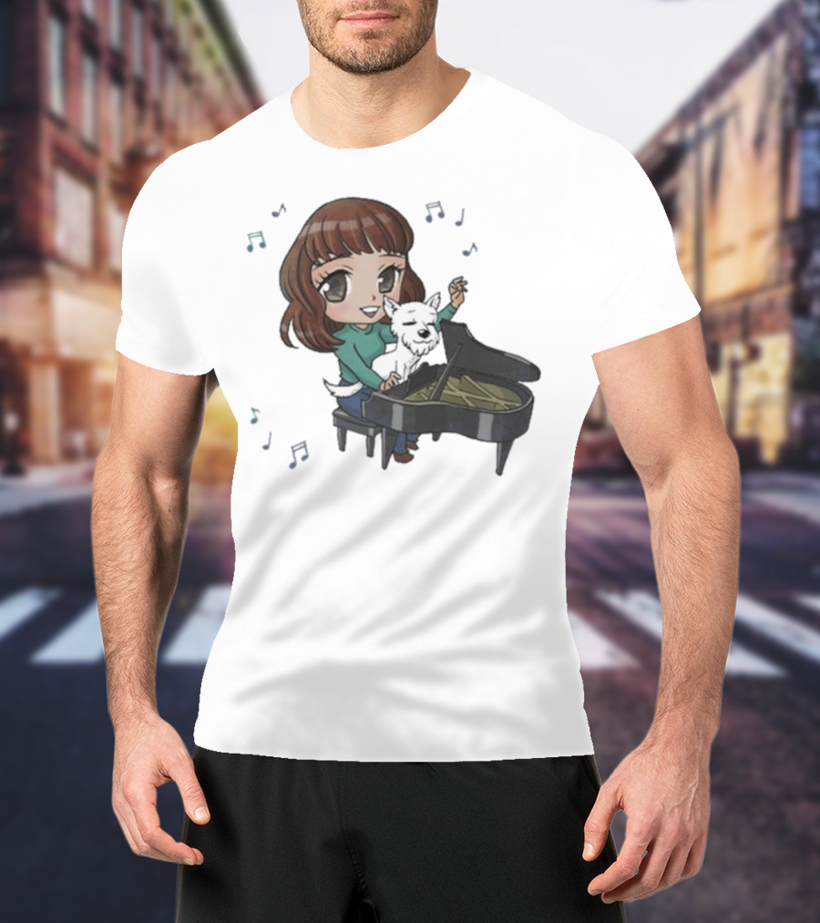 Mark Crilley Kara And Bradford Piano Playing Melody T-Shirt