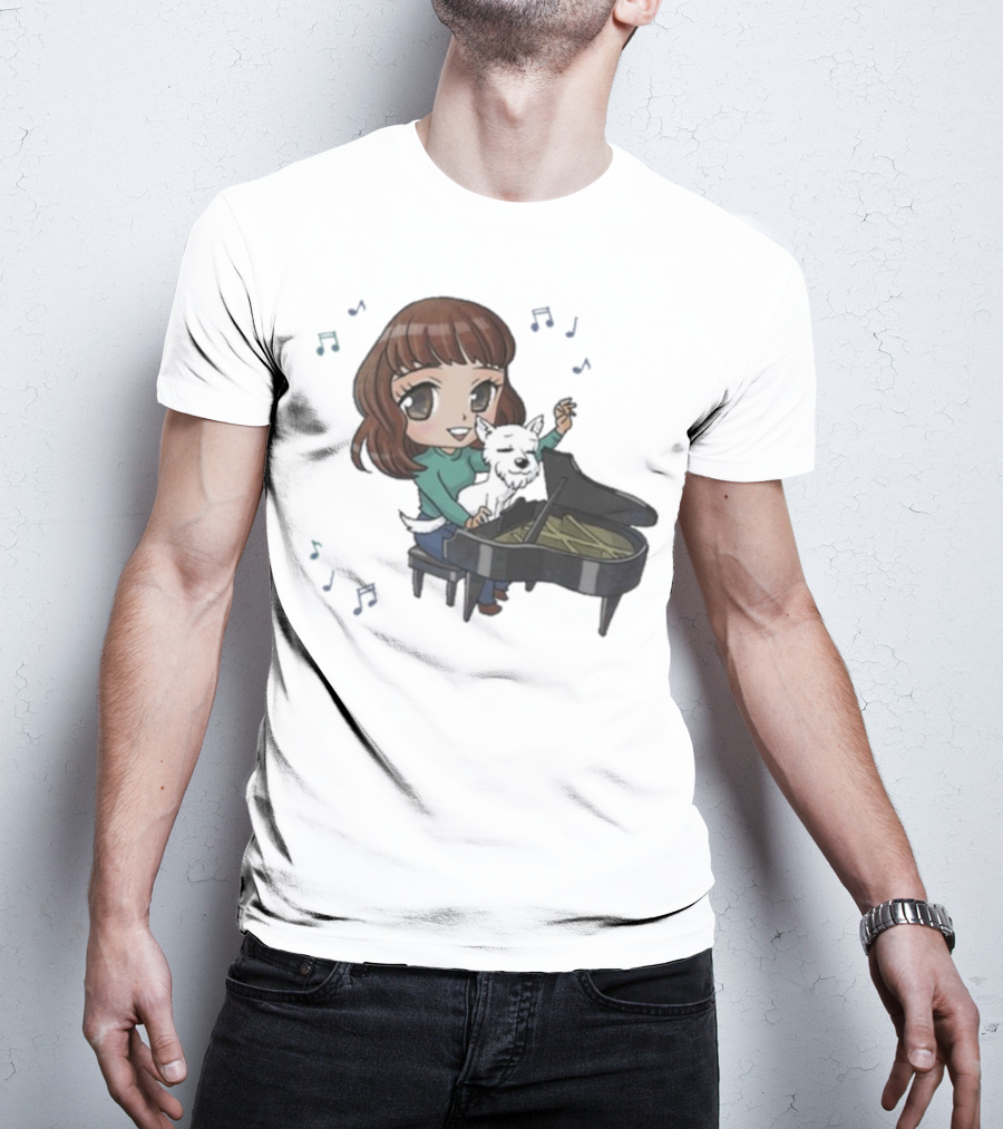 Mark Crilley Kara And Bradford Piano Playing Melody T-Shirt