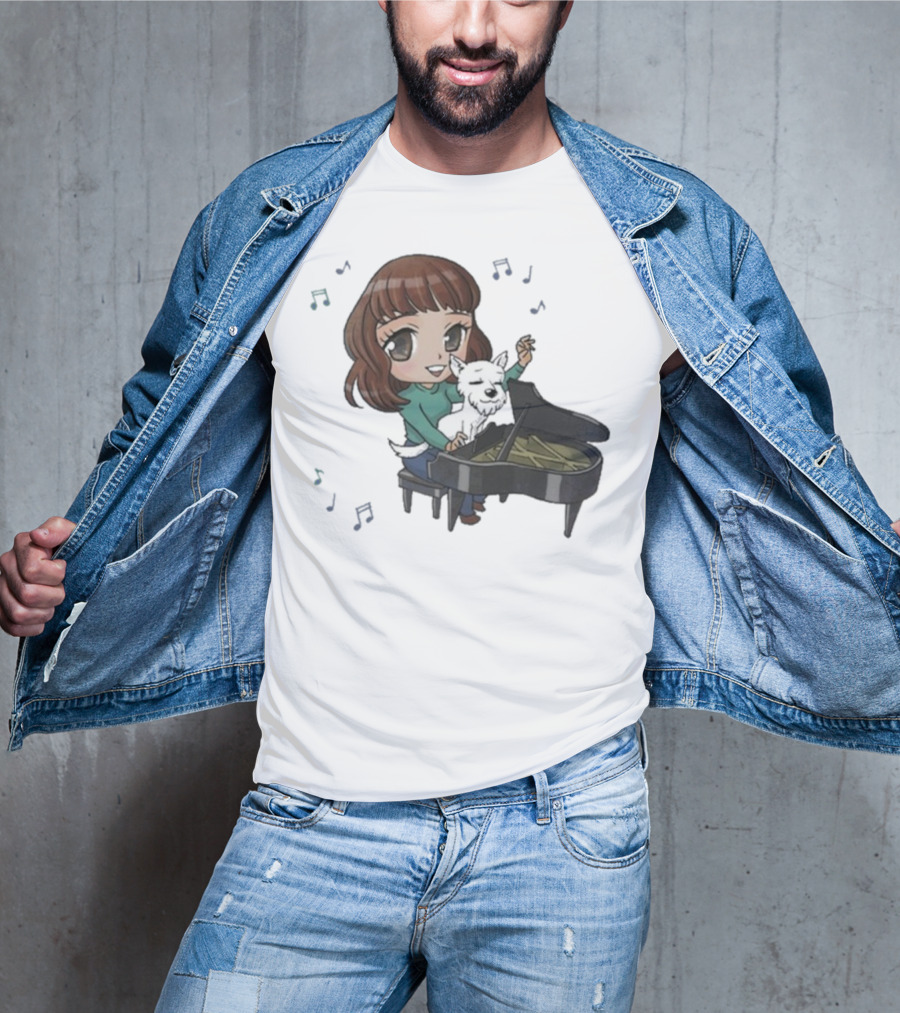 Mark Crilley Kara And Bradford Piano Playing Melody T-Shirt